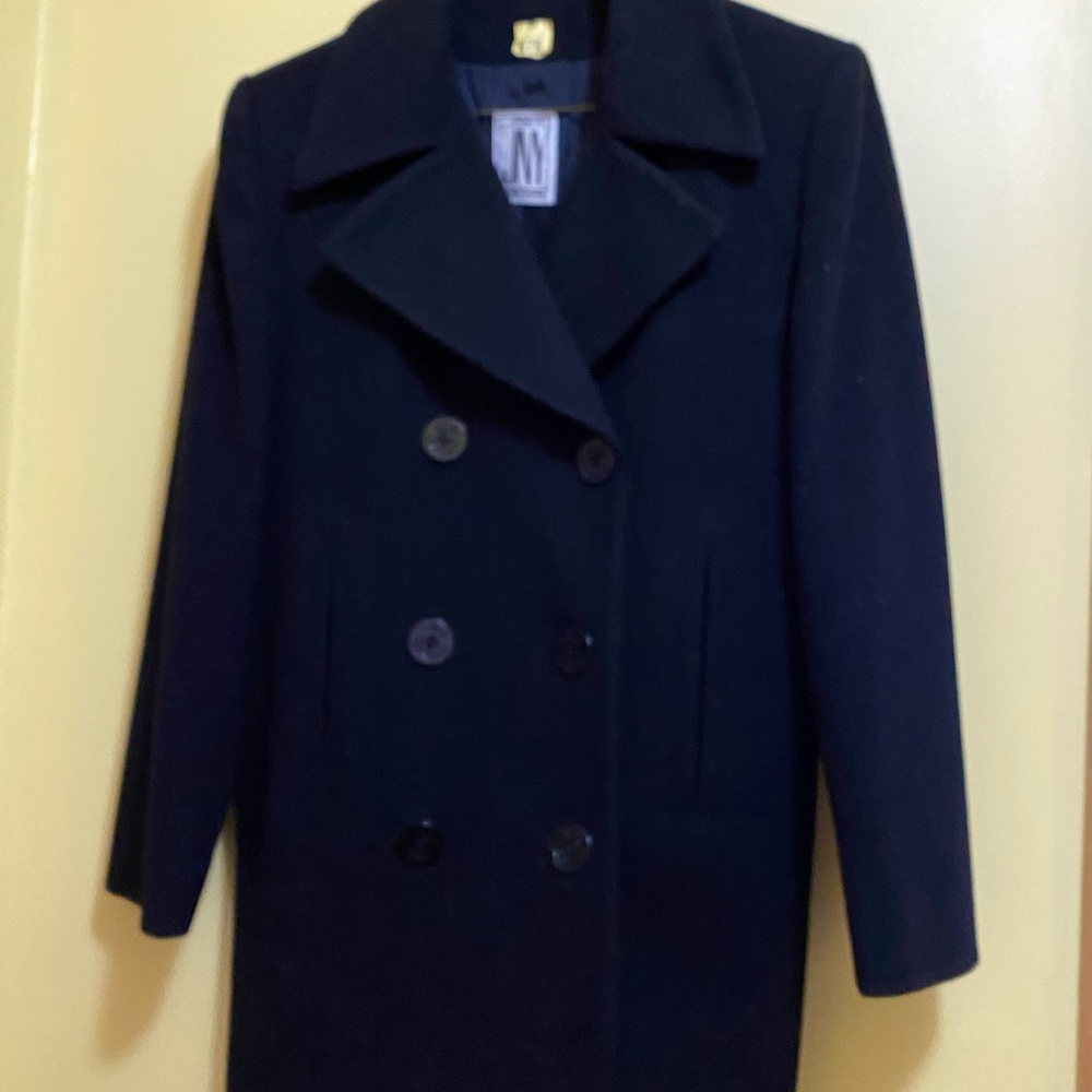 Jones NY 100% Wool Pea Jacket